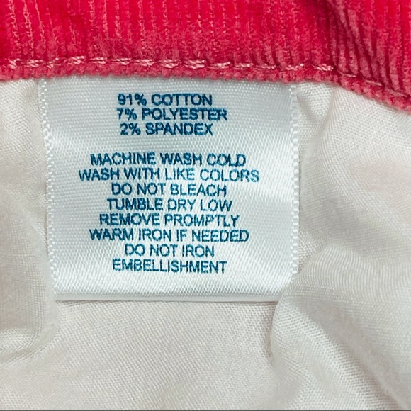 Southern Tide Skinny Corduroy Pants in Desert Rose Size 25 NWT - Picture 9 of 10